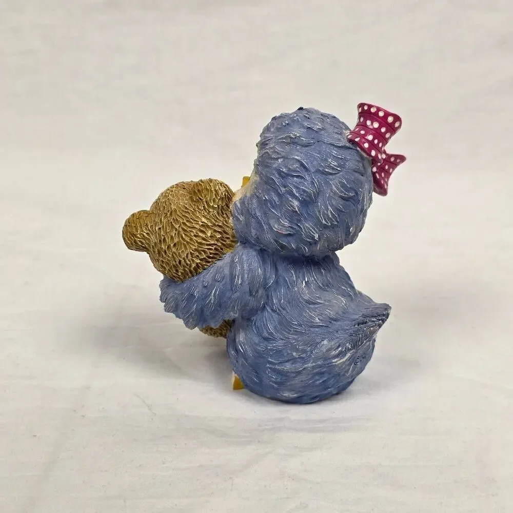 1998 Sonshine Promises Blue Bird & Teddy Figurine